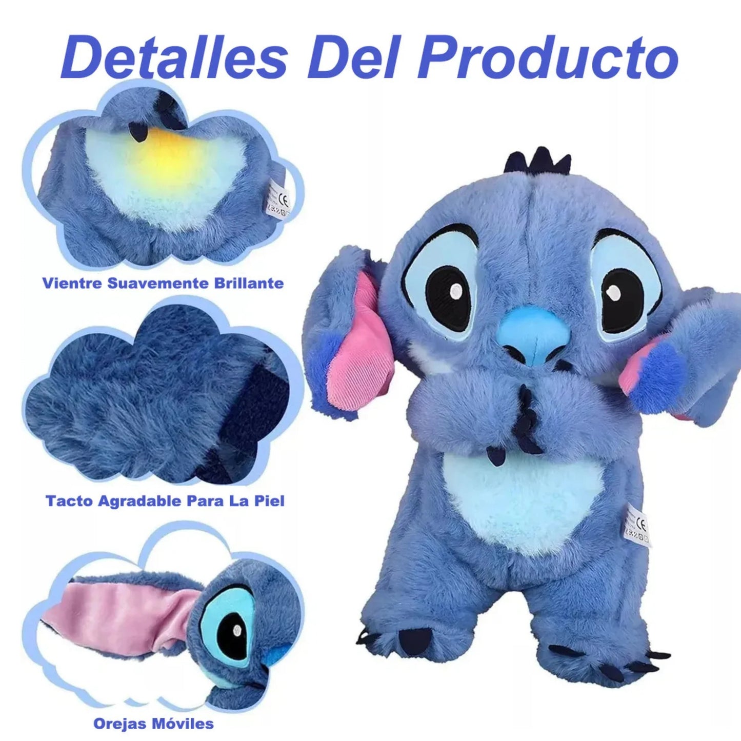 PELUCHE STITCH QUE RESPIRA